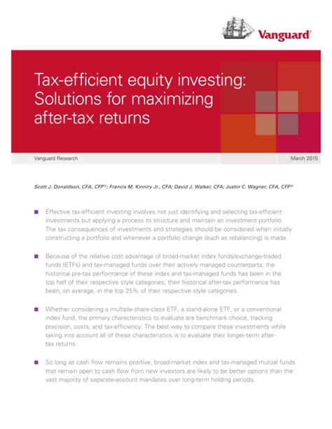 vanguard tax managed balanced fund.